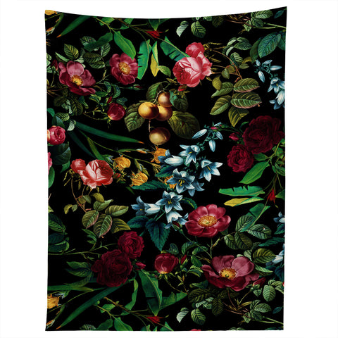 Burcu Korkmazyurek Floral Jungle Tapestry