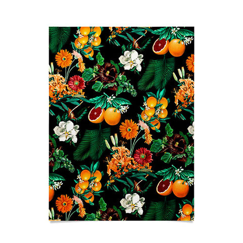 Burcu Korkmazyurek Fruit and Floral Pattern Poster