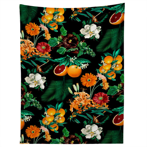 Burcu Korkmazyurek Fruit and Floral Pattern Tapestry