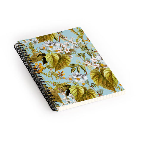 Burcu Korkmazyurek SpringSummer 2022 Botanical Spiral Notebook
