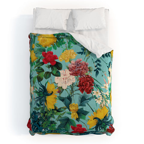 Burcu Korkmazyurek Summer Botanical III Comforter