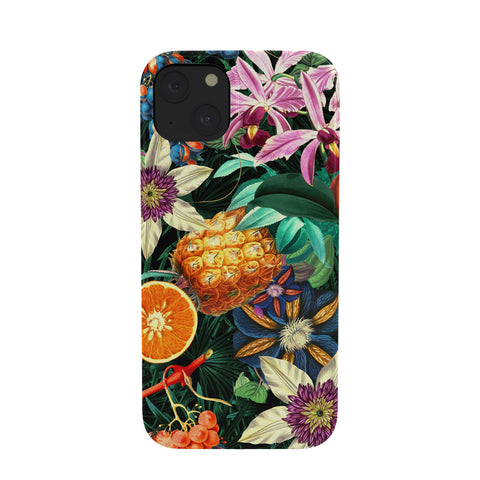 Burcu Korkmazyurek Tropical Orange Garden Phone Case