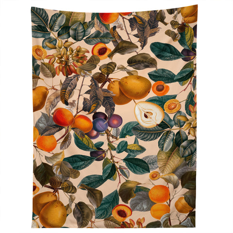Burcu Korkmazyurek Vintage Fruit Pattern IX Tapestry