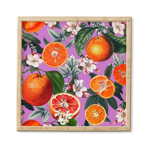 Burcu Korkmazyurek Vintage Fruit Pattern X Framed Wall Art