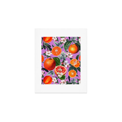 Burcu Korkmazyurek Vintage Fruit Pattern X Art Print