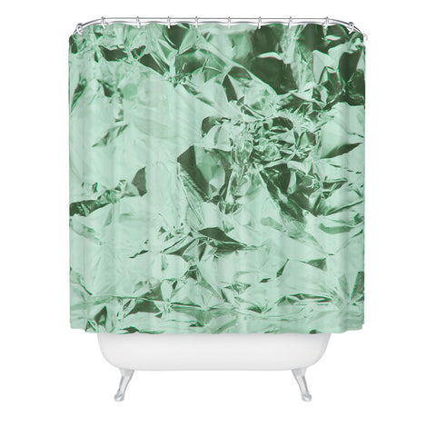 Caleb Troy Aluminum Forest Shower Curtain