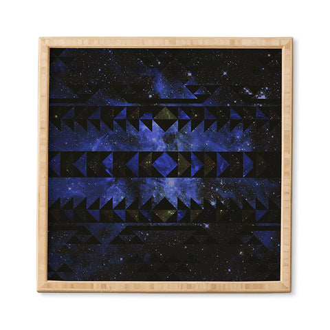 Caleb Troy Blue Stellar Dust Framed Wall Art