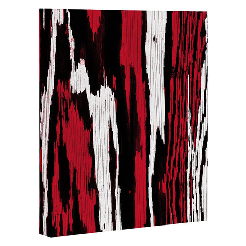 Caleb Troy Crimson Coal Splinters Art Canvas
