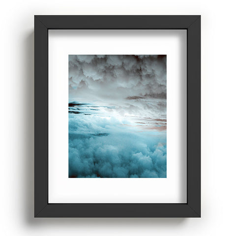 Caleb Troy Glacier Painted Clouds Recessed Framing Rectangle