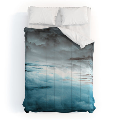 Caleb Troy Glacier Painted Clouds Comforter