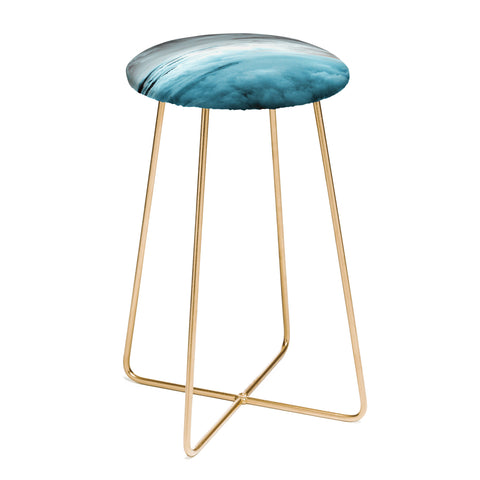 Caleb Troy Glacier Painted Clouds Counter Stool