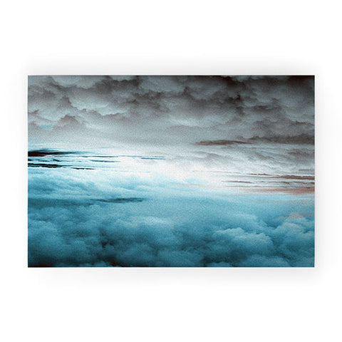 Caleb Troy Glacier Painted Clouds Welcome Mat