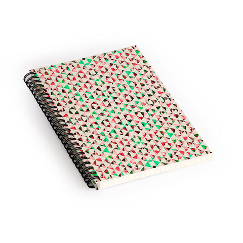 Caleb Troy Holiday Tone Shards Spiral Notebook