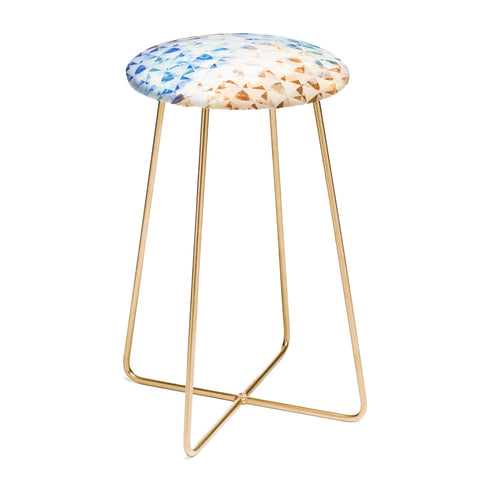 Caleb Troy indie gold sky Counter Stool