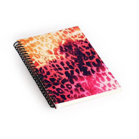 Caleb Troy Leopard Storm Fire Spiral Notebook