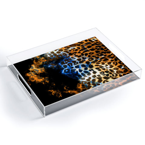 Caleb Troy Leopard Storm Acrylic Tray