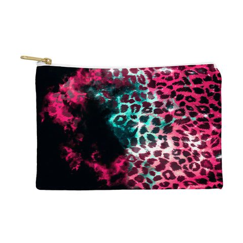 Caleb Troy Leopard Storm Pink Pouch