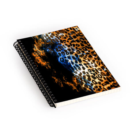 Caleb Troy Leopard Storm Spiral Notebook