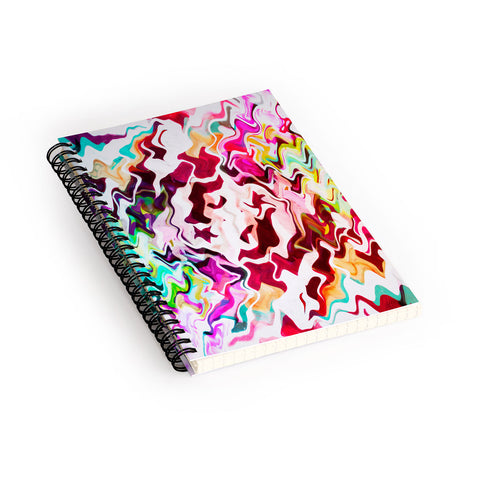 Caleb Troy Melted Graffiti Spiral Notebook