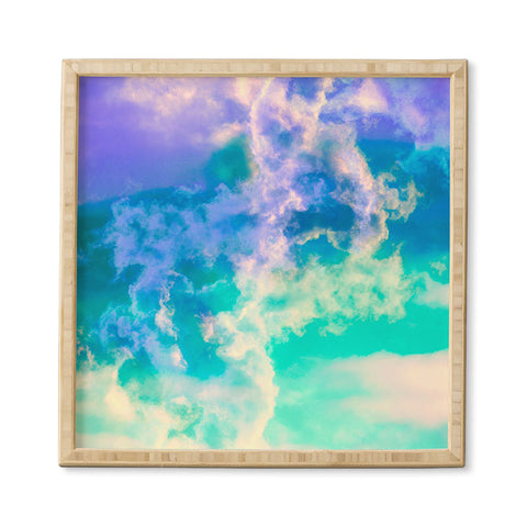 Caleb Troy Mountain Meadow Painted Clouds Framed Wall Art