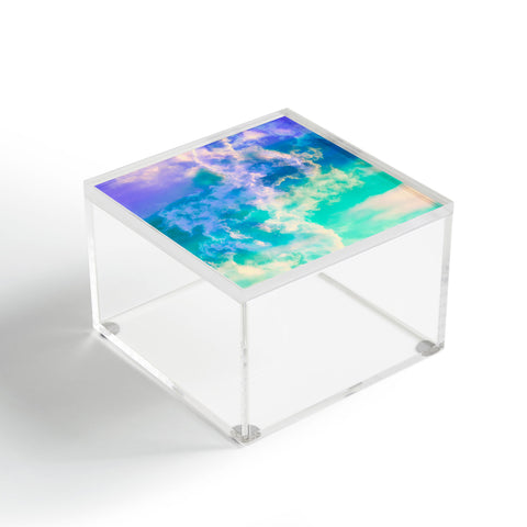 Caleb Troy Mountain Meadow Painted Clouds Acrylic Box