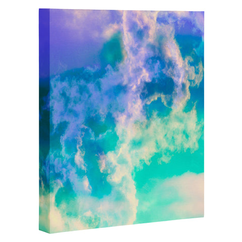Caleb Troy Mountain Meadow Painted Clouds Art Canvas