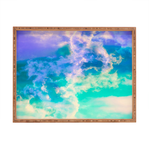 Caleb Troy Mountain Meadow Painted Clouds Rectangular Tray