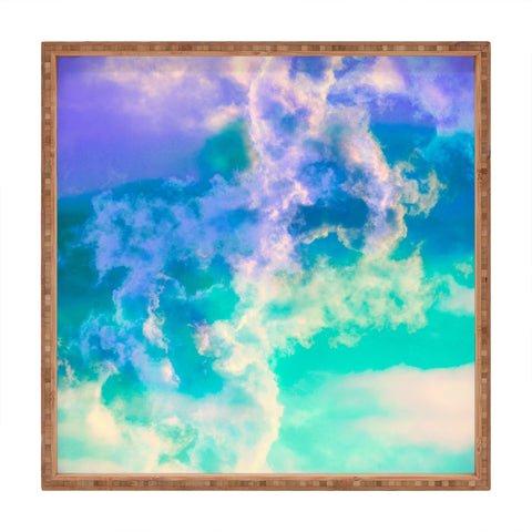 Caleb Troy Mountain Meadow Painted Clouds Square Tray
