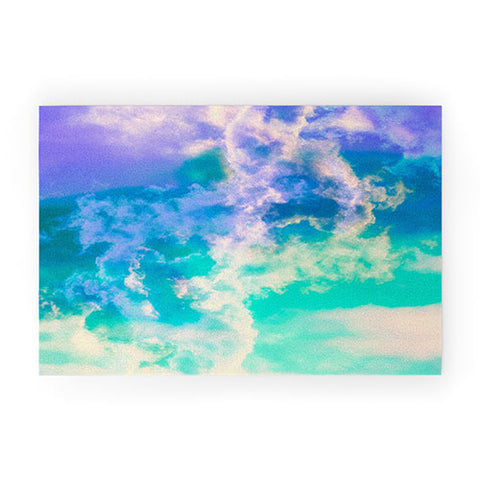 Caleb Troy Mountain Meadow Painted Clouds Welcome Mat