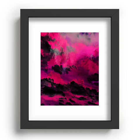 Caleb Troy Raspberry Storm Clouds Recessed Framing Rectangle