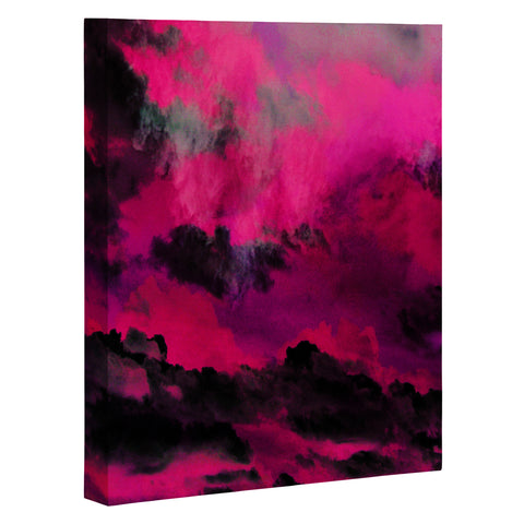 Caleb Troy Raspberry Storm Clouds Art Canvas