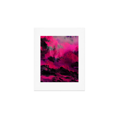 Caleb Troy Raspberry Storm Clouds Art Print
