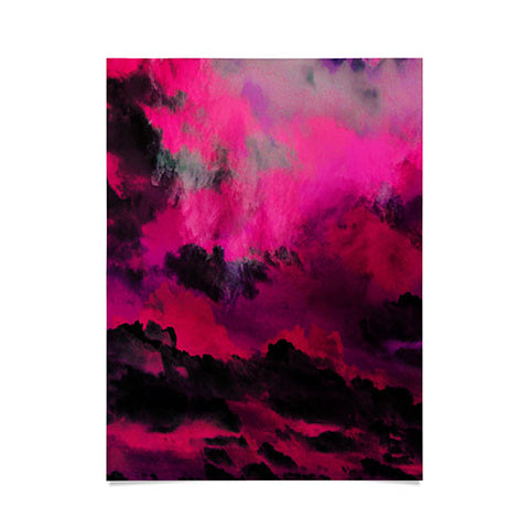 Caleb Troy Raspberry Storm Clouds Poster