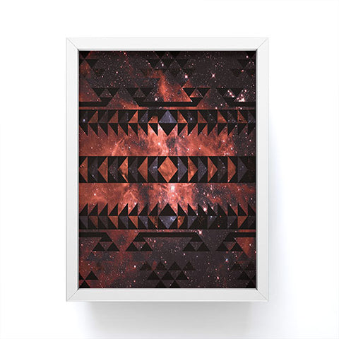 Caleb Troy Rusted Galaxy Tribal Framed Mini Art Print