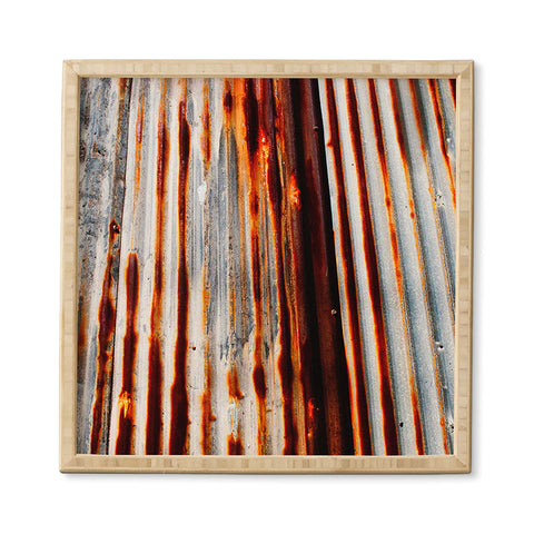 Caleb Troy Rusted Lines Framed Wall Art