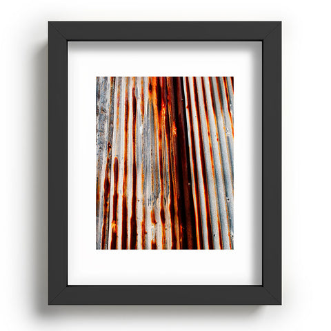 Caleb Troy Rusted Lines Recessed Framing Rectangle