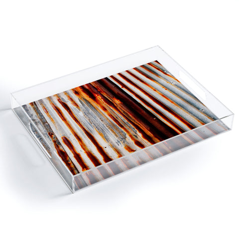 Caleb Troy Rusted Lines Acrylic Tray