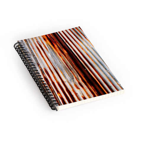Caleb Troy Rusted Lines Spiral Notebook