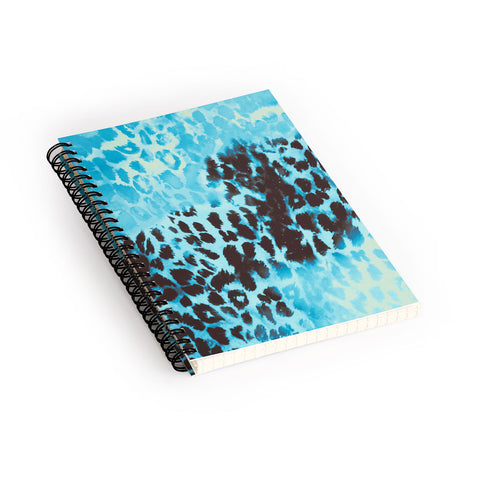 Caleb Troy Snow Leopard Spiral Notebook