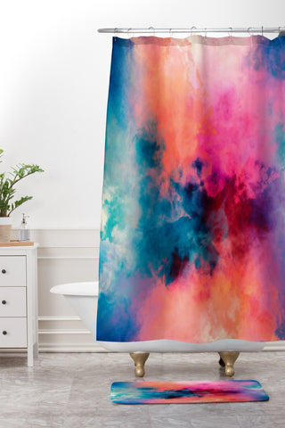 Caleb Troy Temperature Shower Curtain And Mat