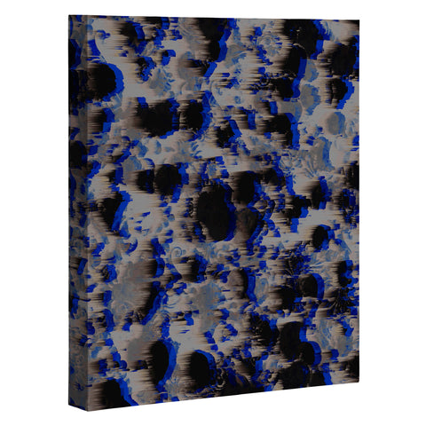 Caleb Troy Tossed Boulders Blue Art Canvas