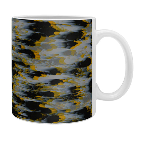 Caleb Troy Tossed Boulders Yellow Coffee Mug