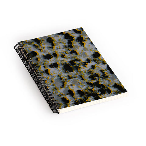 Caleb Troy Tossed Boulders Yellow Spiral Notebook