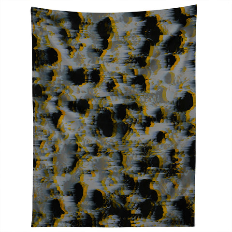 Caleb Troy Tossed Boulders Yellow Tapestry
