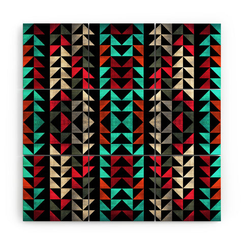 Caleb Troy Volted Triangles 02 Wood Wall Mural