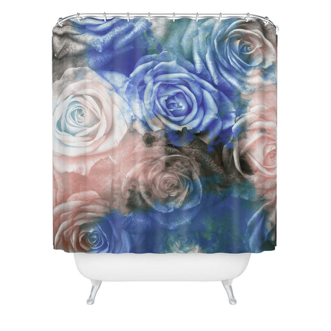 Caleb Troy Wintertide Roses Shower Curtain