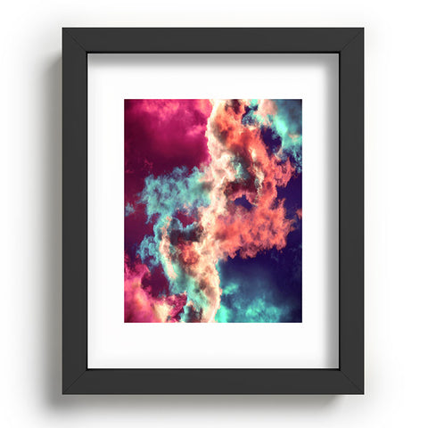 Caleb Troy Yin Yang Painted Clouds Recessed Framing Rectangle