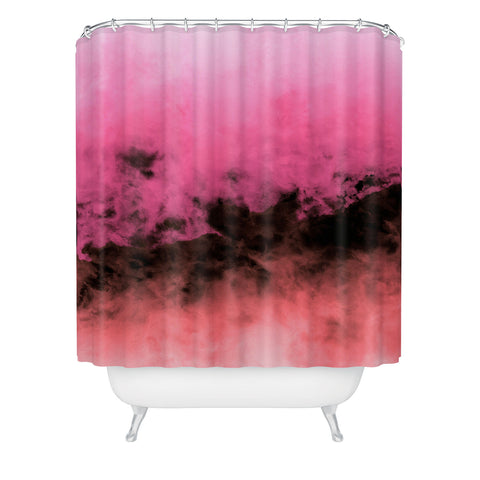 Caleb Troy Zero Visibility Highlighter Dust Shower Curtain