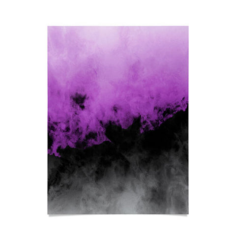 Caleb Troy Zero Visibility Radiant Orchid Poster