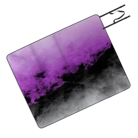 Caleb Troy Zero Visibility Radiant Orchid Picnic Blanket